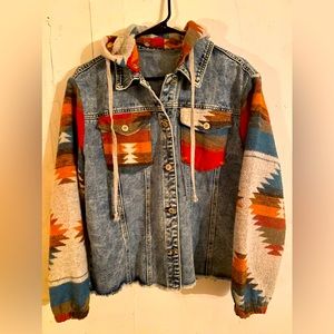 Women’s Southwest Denim and Wool Jacket